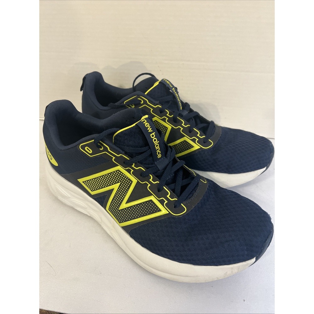 New Balance Men's 460 V4 Running Shoes Navy/Neon Yellow Size 14 M460LN4